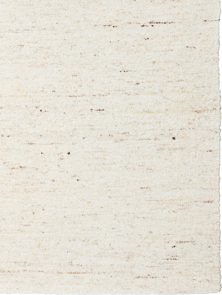 Textural detail of Tribe Home nz floor rug in colour birch