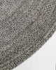 A detailed view of the corner of Baya NZ's outdoor rug, made from PET fibres. 