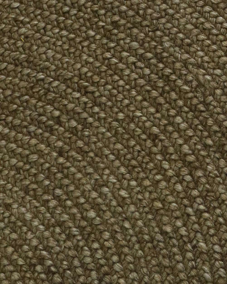 Baya Tairua Handbraided Circular Rug - Moss Green– Ink & Brayer New Zealand